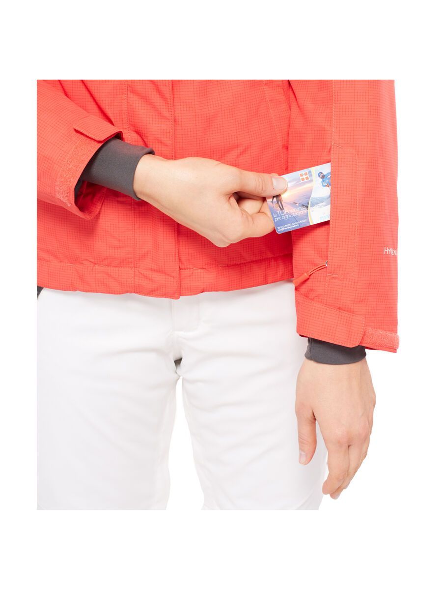 The North Face Womens Descendit Jacket, melon red print - Bild 5