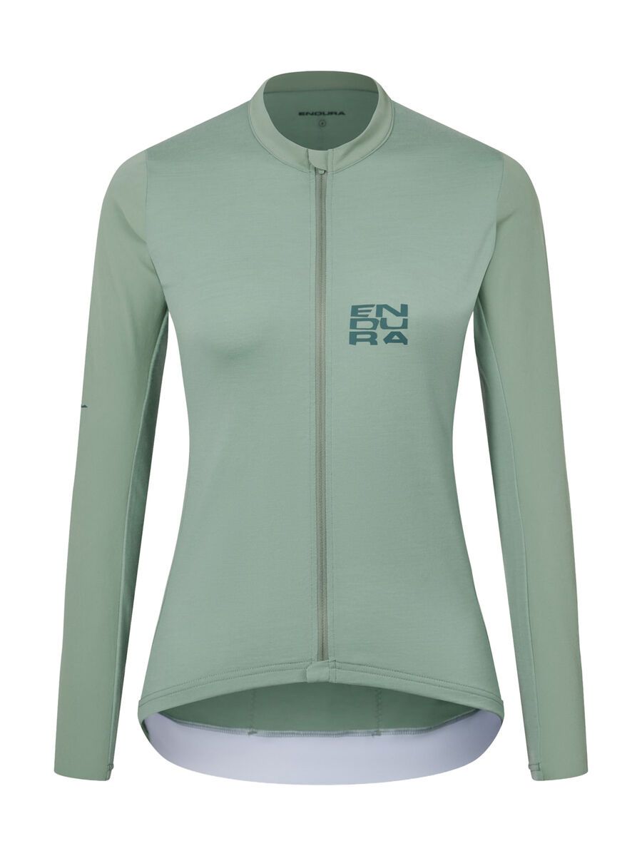 Endura Damen AllTrack Ride Langärmeliges Trikot, sage green - Bild 1