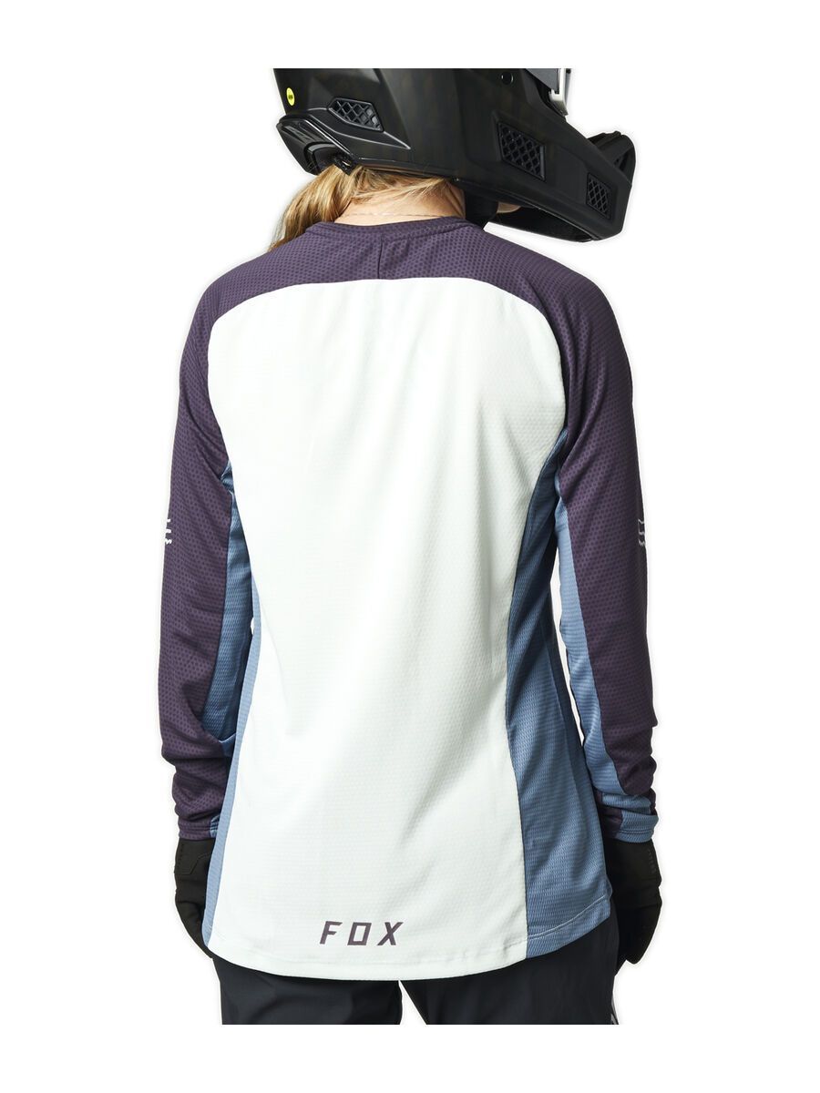 Fox Womens Defend LS Jersey, cloud grey - Bild 4