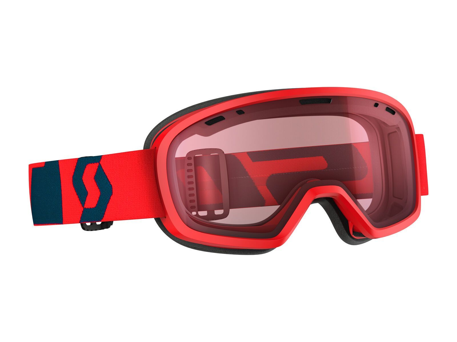Scott Buzz, fluo red eclipse blue/Lens: amplifier - Bild 1