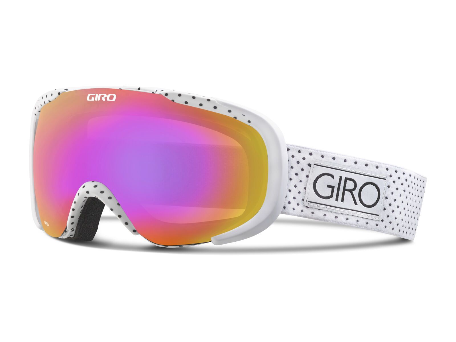 Giro Field, white mini dots/amber pink - Bild 1