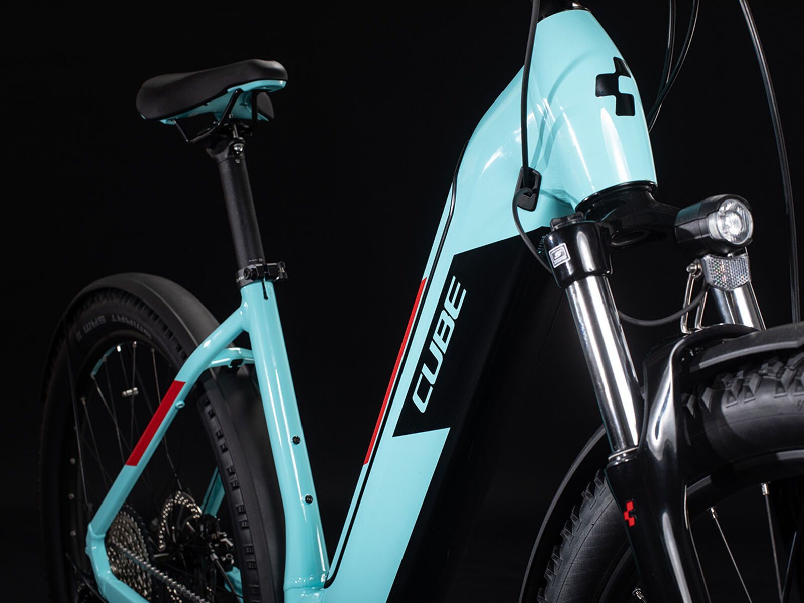 Cube Nuride Hybrid Pro Allroad 500, glacierblue´n´red - Bild 7