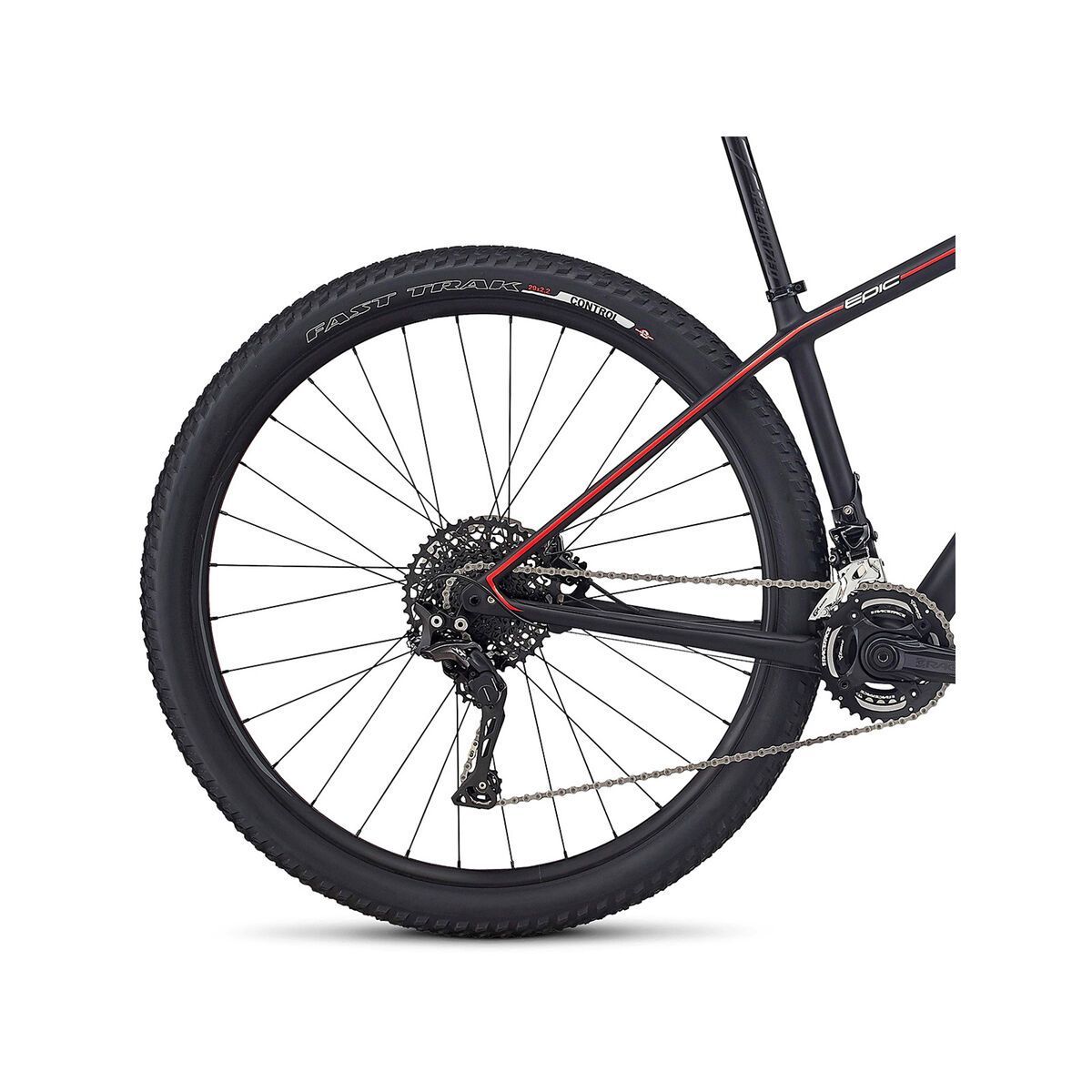 Specialized Woman's Epic HT Comp Carbon 29, tarmac black/nordic red/white metallic silver - Bild 4