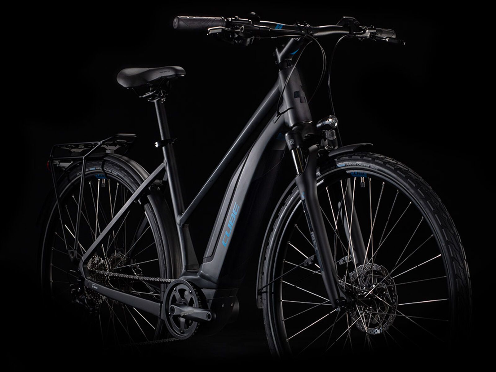 Cube Touring Hybrid ONE 500 Trapeze, black´n´blue - Bild 2