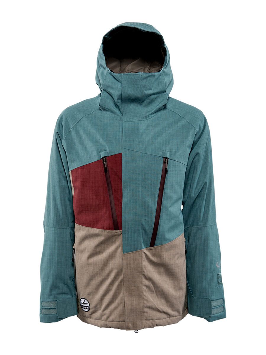 Nitro Rainier Jacket, Storm/Khaki/Blood Red - Bild 1