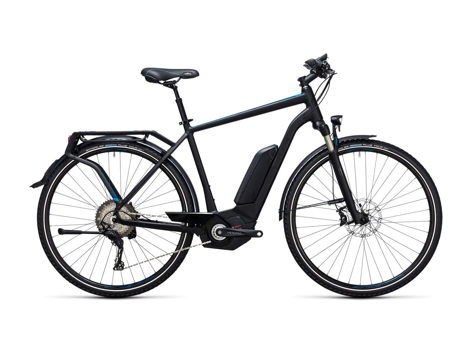 Cube Touring Hybrid SL 500, black´n´flashblue - Bild 1