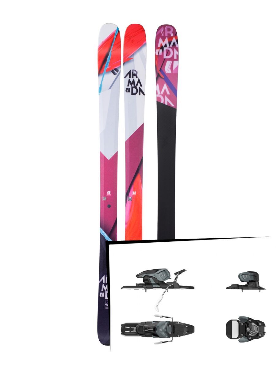 Set: Armada Trace 98 2018 + Salomon Warden 11 dark grey/black - Bild 1