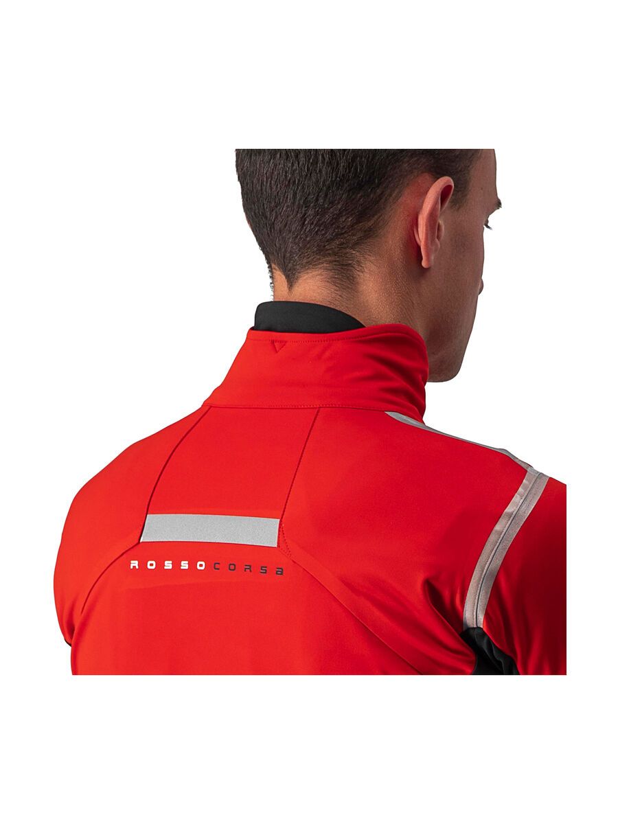 Castelli Alpha RoS 2 Jacket, red/silver reflex-dark gray - Bild 3