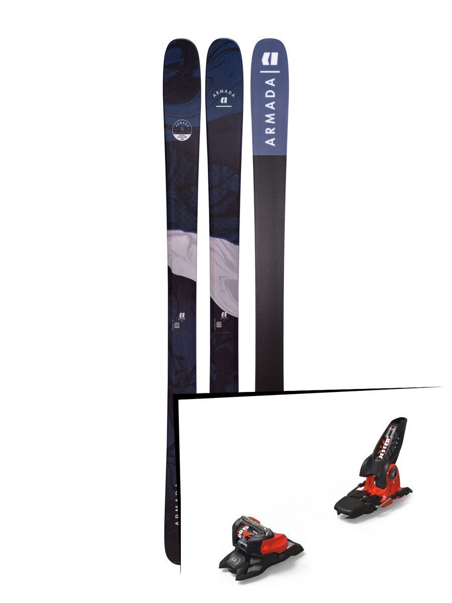 Set: Armada Tracer 98 2019 + Marker Jester 18 Pro ID black/flo-red - Bild 1