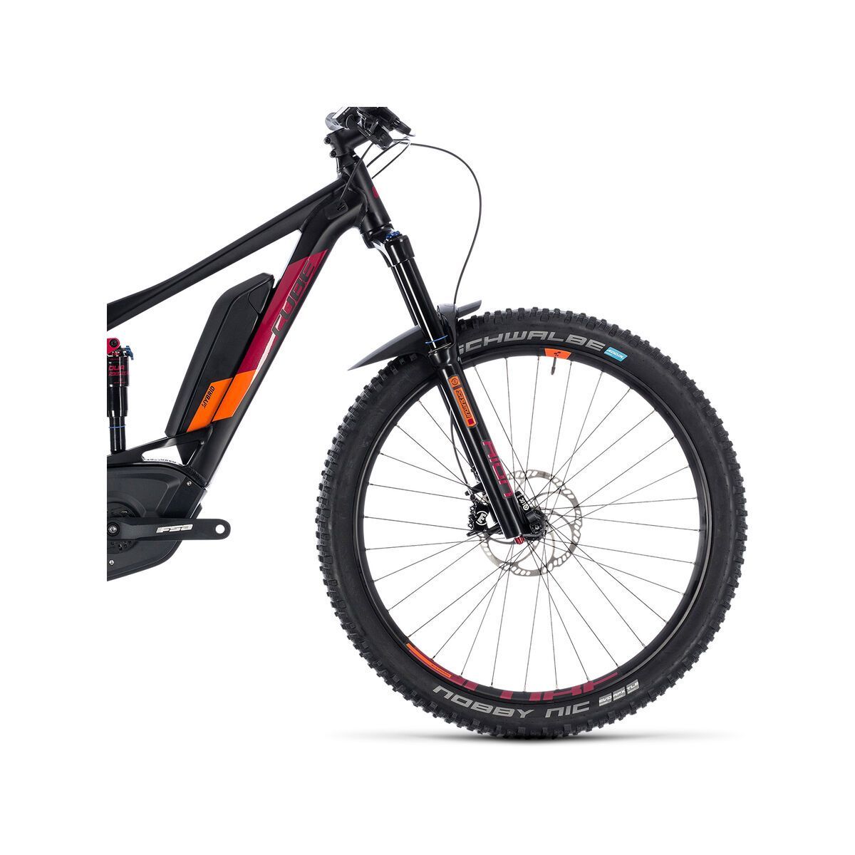 Cube Sting Hybrid 140 Race 500 27.5, black´n´berry - Bild 3