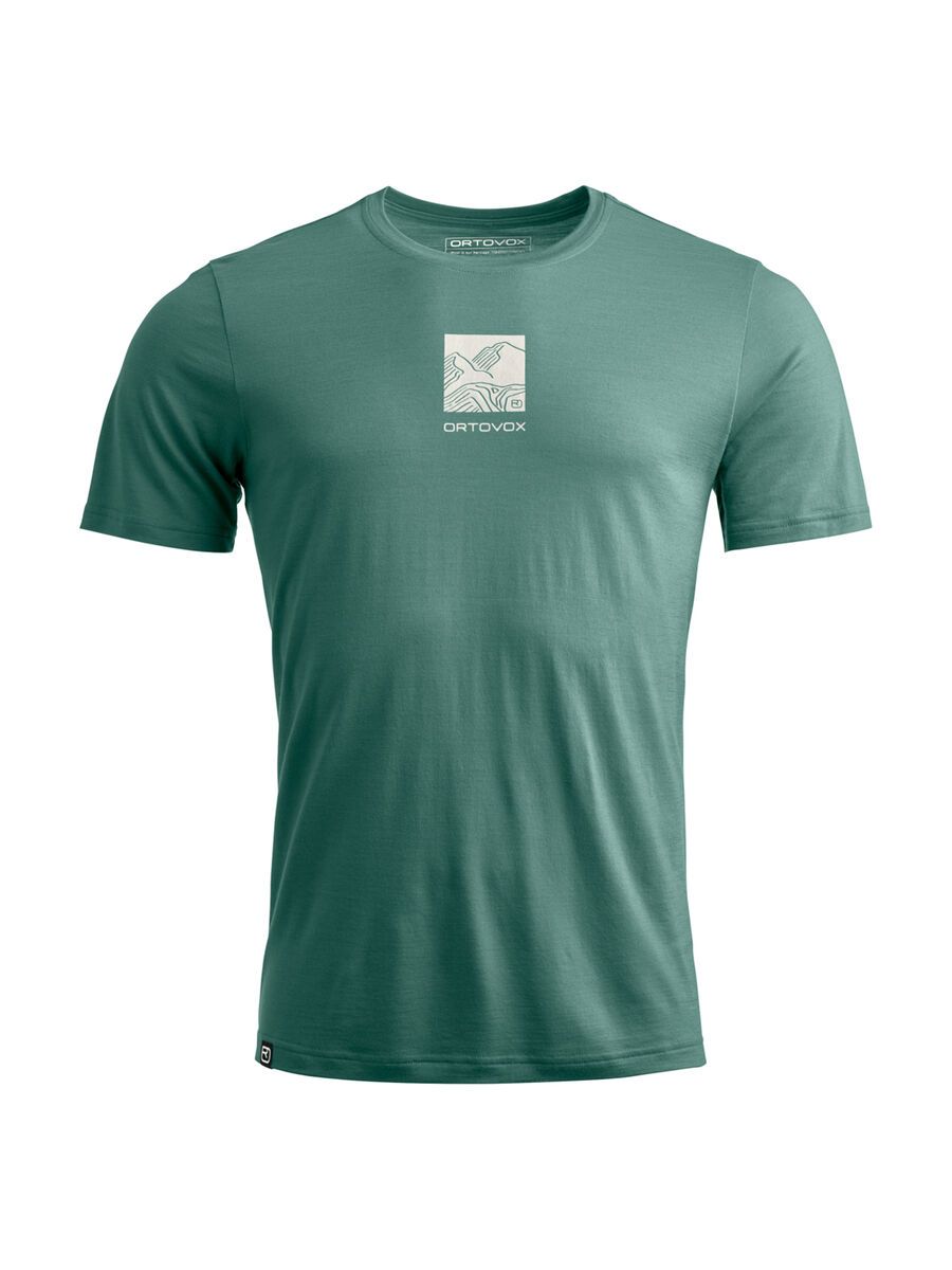 Ortovox 120 Merino Cool Tec Abstract TS M, arctic grey - Bild 1