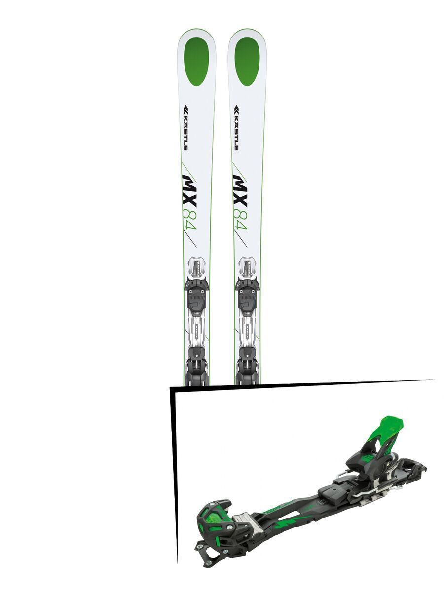 Set: Kästle MX84 2019 + Tyrolia Adrenalin 16 solid black flash green - Bild 1