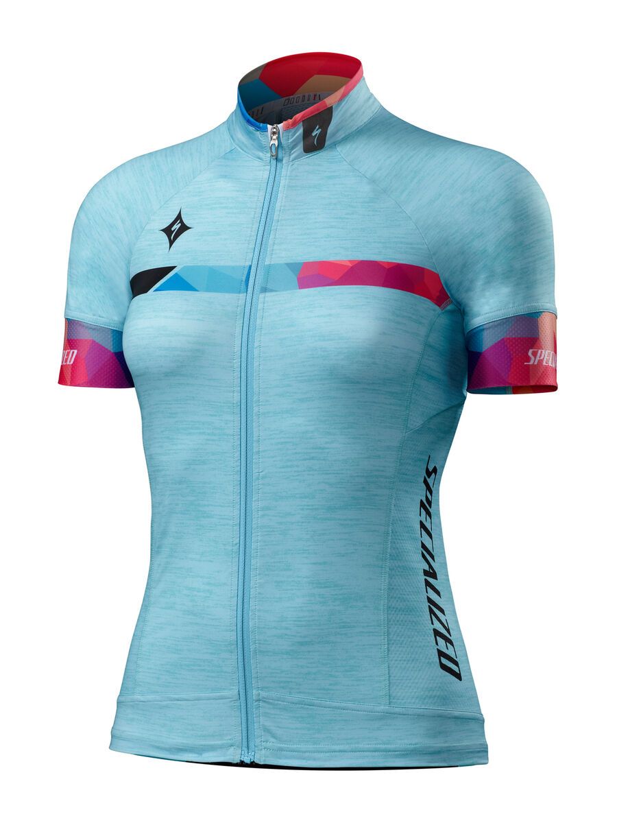 Specialized Women's SL Pro Jersey SS, turquoise/geo fade - Bild 1