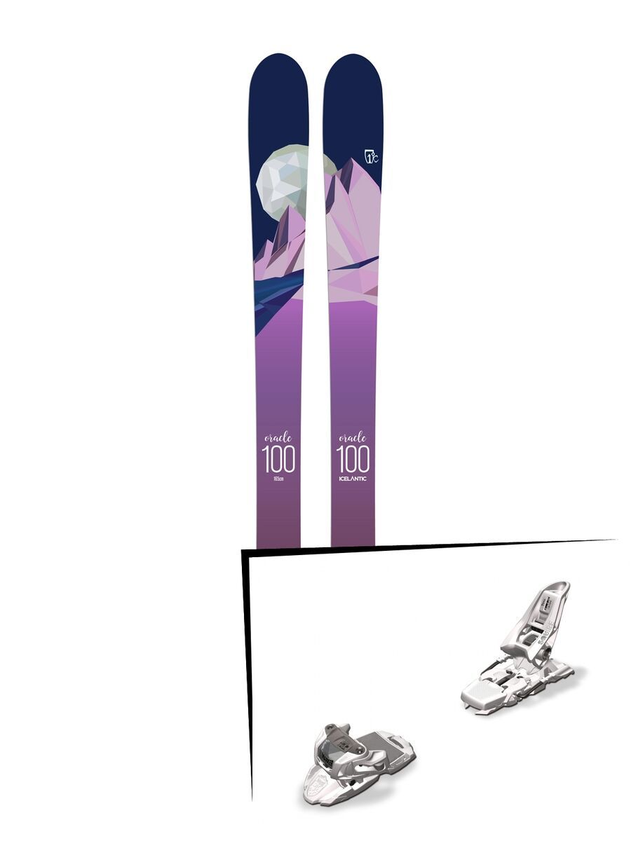 Set: Icelantic Oracle 100 2018 + Marker Squire 11 white - Bild 1
