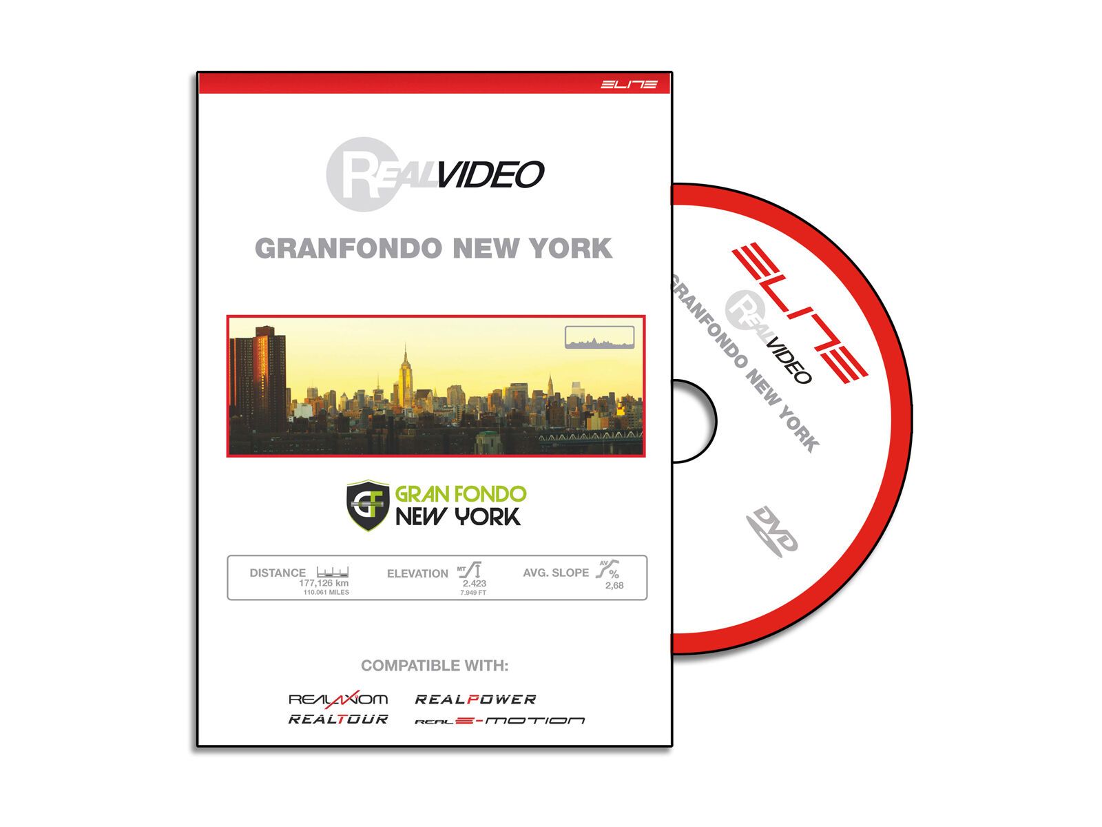 Elite DVD für RealAxiom, RealPower und RealTour - Granfondo New York - Bild 1