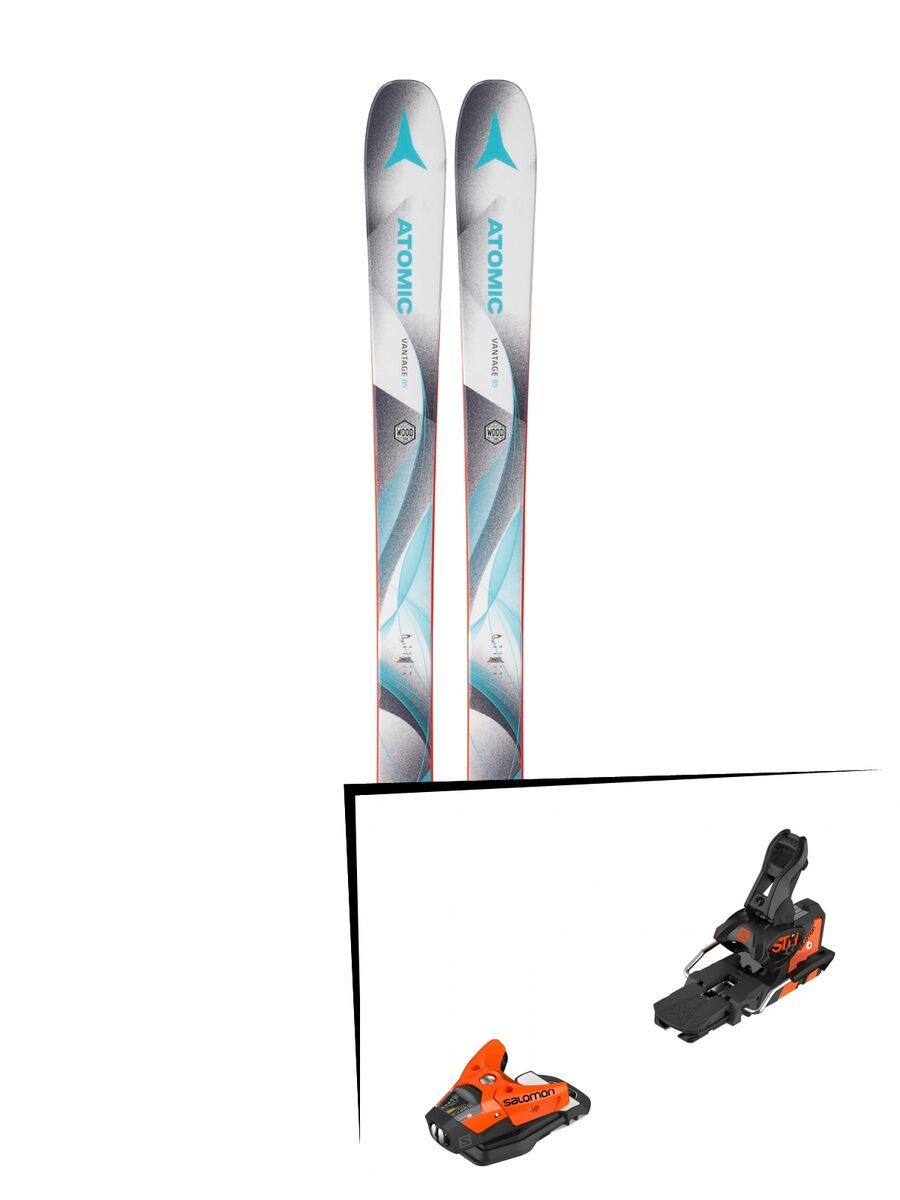 Set: Atomic Vantage 85 W 2018 + Salomon STH2 WTR 13 orange/black - Bild 1