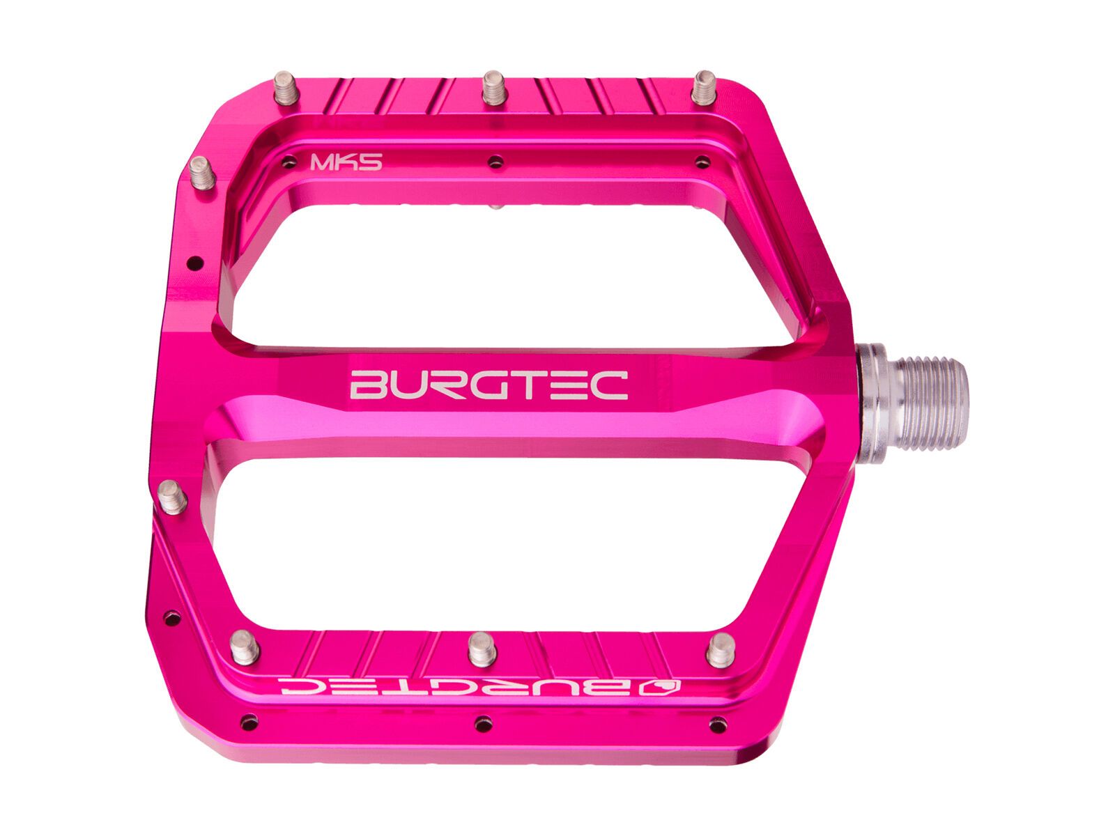 Burgtec Penthouse Flat MK5 Pedals, toxic barbie pink - Bild 1