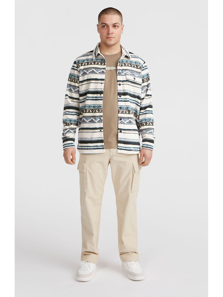 O’Neill Superfleece Shirt, grey ikat stripe - Bild 8