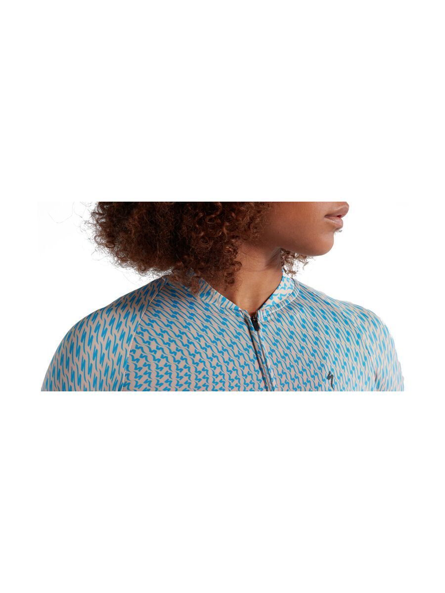 Specialized Women's SL Bicycledelics Jersey, ice papaya/pro blue - Bild 5