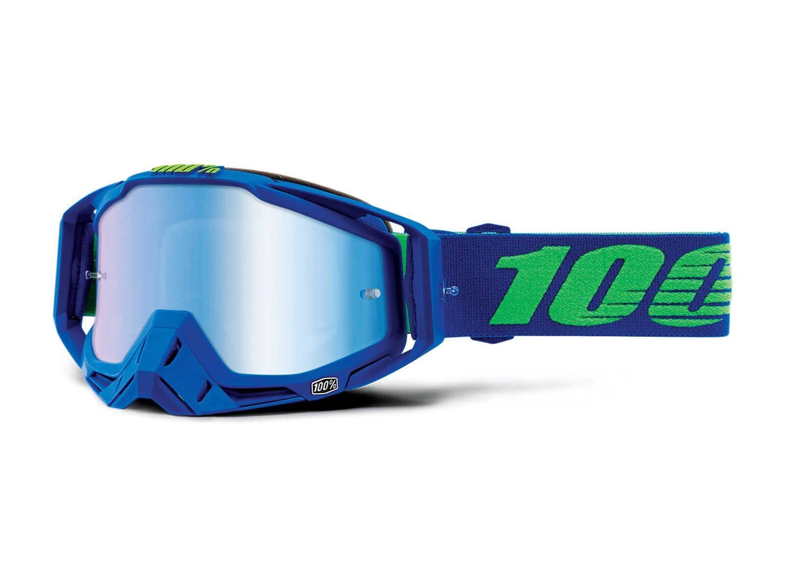 100% Racecraft inkl. WS, dreamflow/Lens: mirror blue - Bild 1