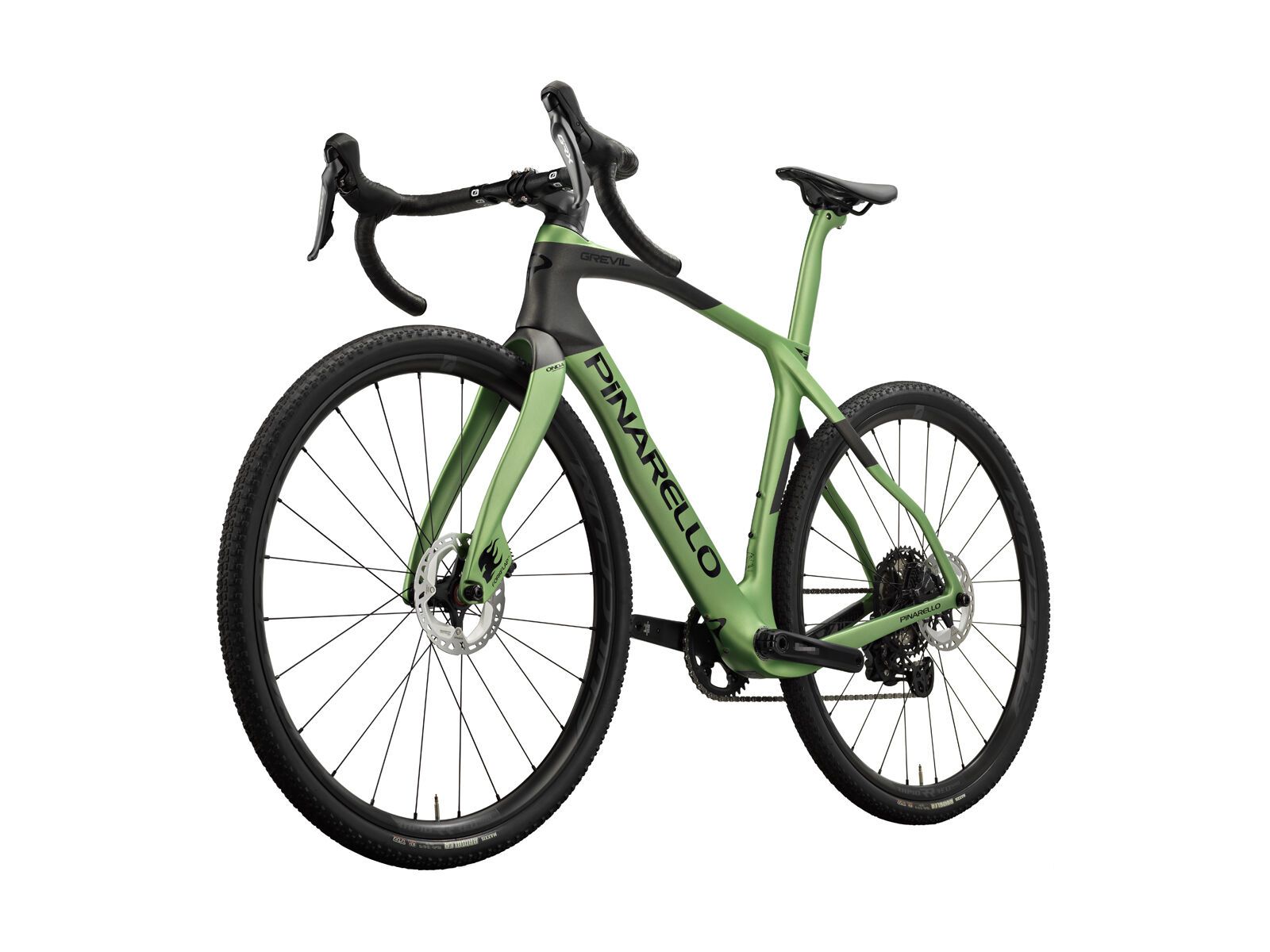 Pinarello Grevil F7 Ekar 1x13 / Fulcrum Rapid Red 500 DB - 700C, stone green - Bild 4