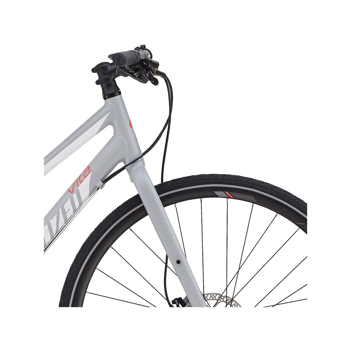 Specialized Vita Sport Disc Step Through, satin filthy white/metallic white/coral - Bild 5