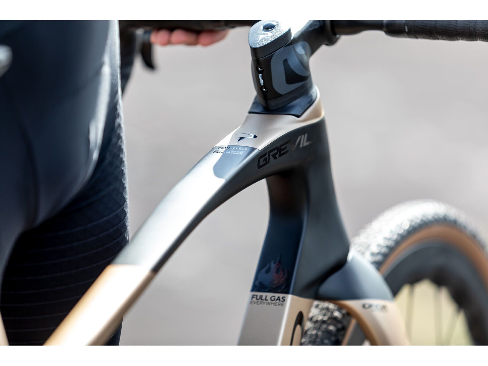 Pinarello Grevil F Ekar 1x13  / Fulcrum Rapid Red 500 DB - 700C, champagne - Bild 15