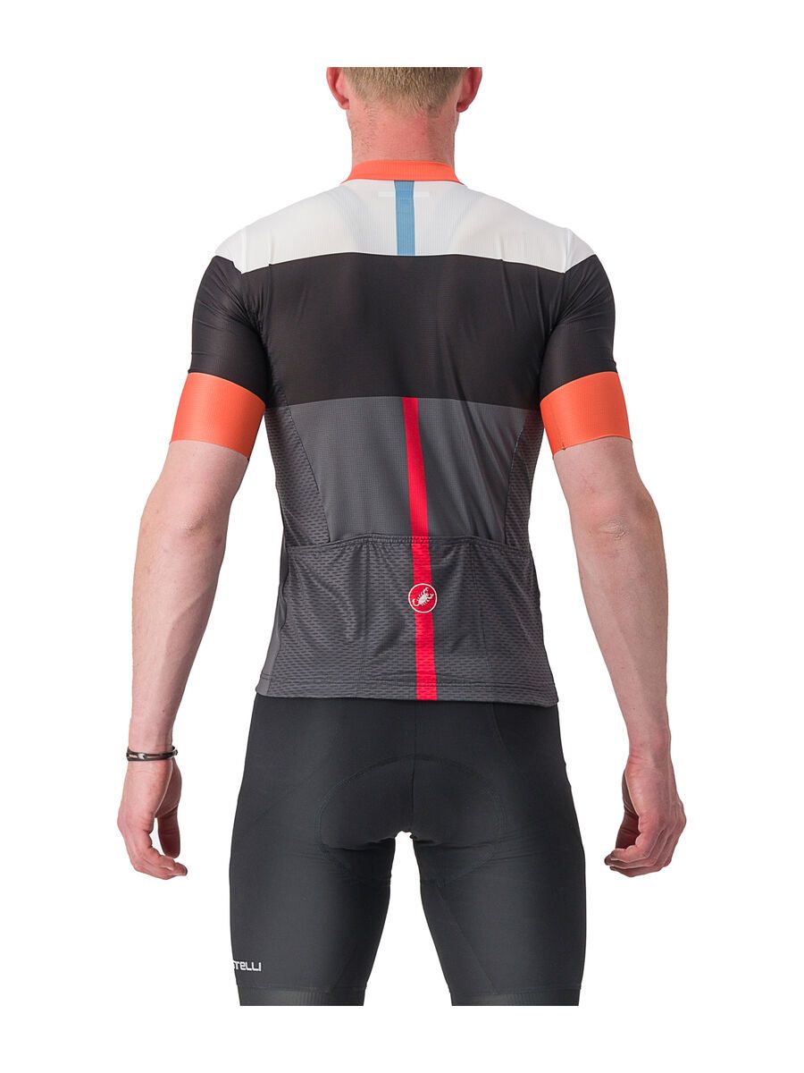 Castelli Sezione Jersey, dark gray/black-scarlet ibis - Bild 2