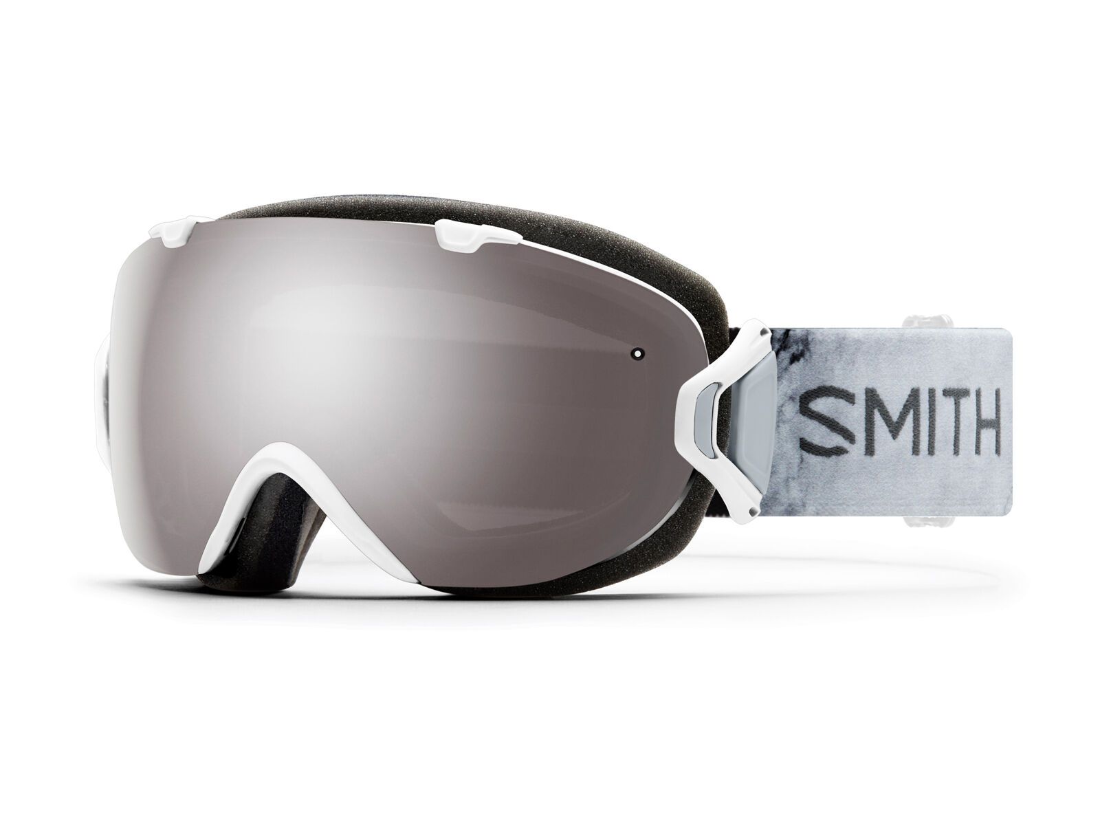 Smith I/OS inkl. Wechselscheibe, white venus/Lens: sun platinum mirror chromapop/storm rose flash - Bild 1