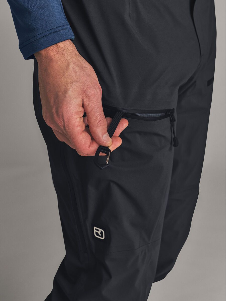 Ortovox Ortler Gore-Tex Pants M, black raven - Bild 8