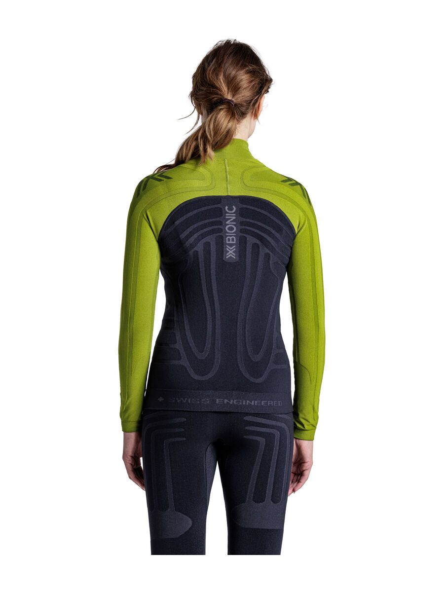 X-Bionic Heatloop Shirt LS Wmn, moss green/x black - Bild 8