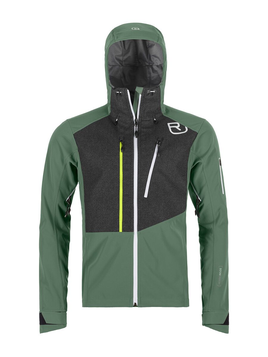 Ortovox Merino Naturtec Plus Pordoi Jacket M, green forest - Bild 1