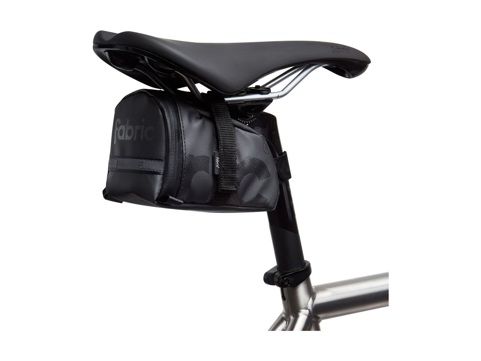 Fabric Contain Saddle Bag - Medium, black - Bild 1