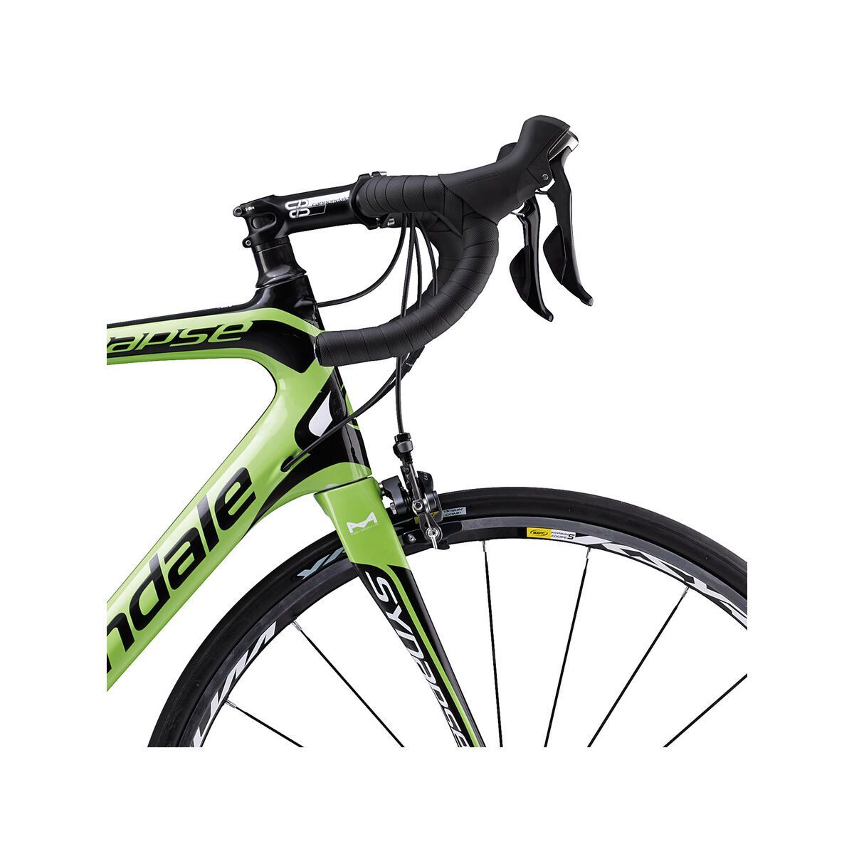 Cannondale Synapse Carbon Hi-Mod Ultegra, berserker green with magnesium white and jet black, gloss - Bild 5