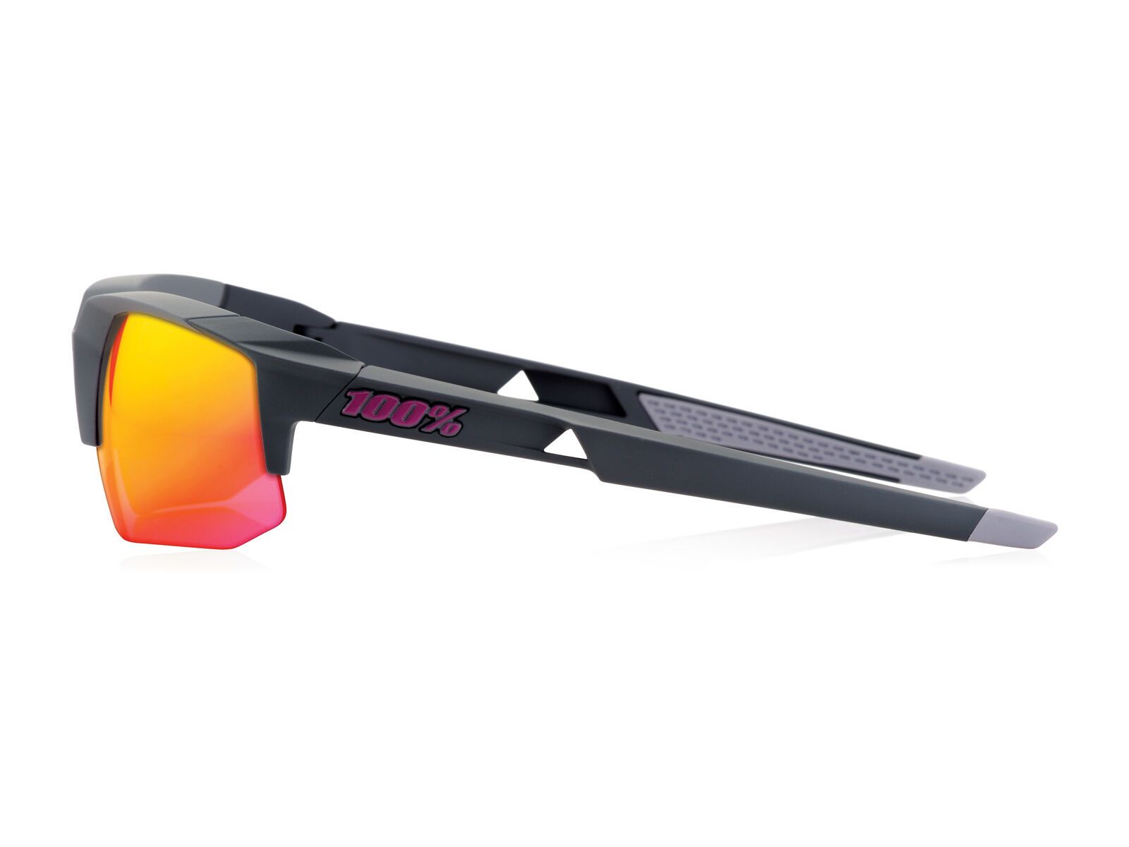 100% Speedcoupe, graphite/Lens: purple mirror - Bild 6