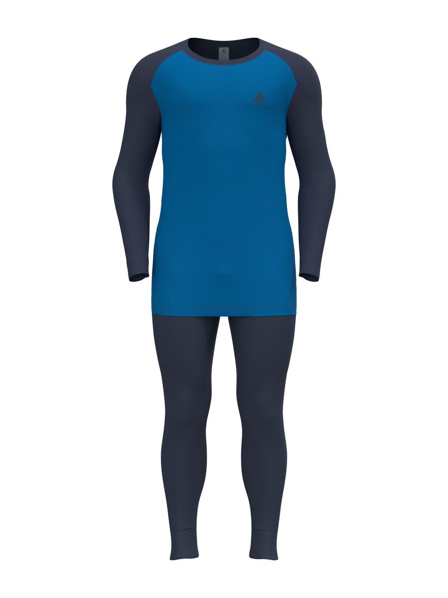 Odlo Active Warm Eco Base Layer Set Men's, dark sapphire/indigo bunting - Bild 1