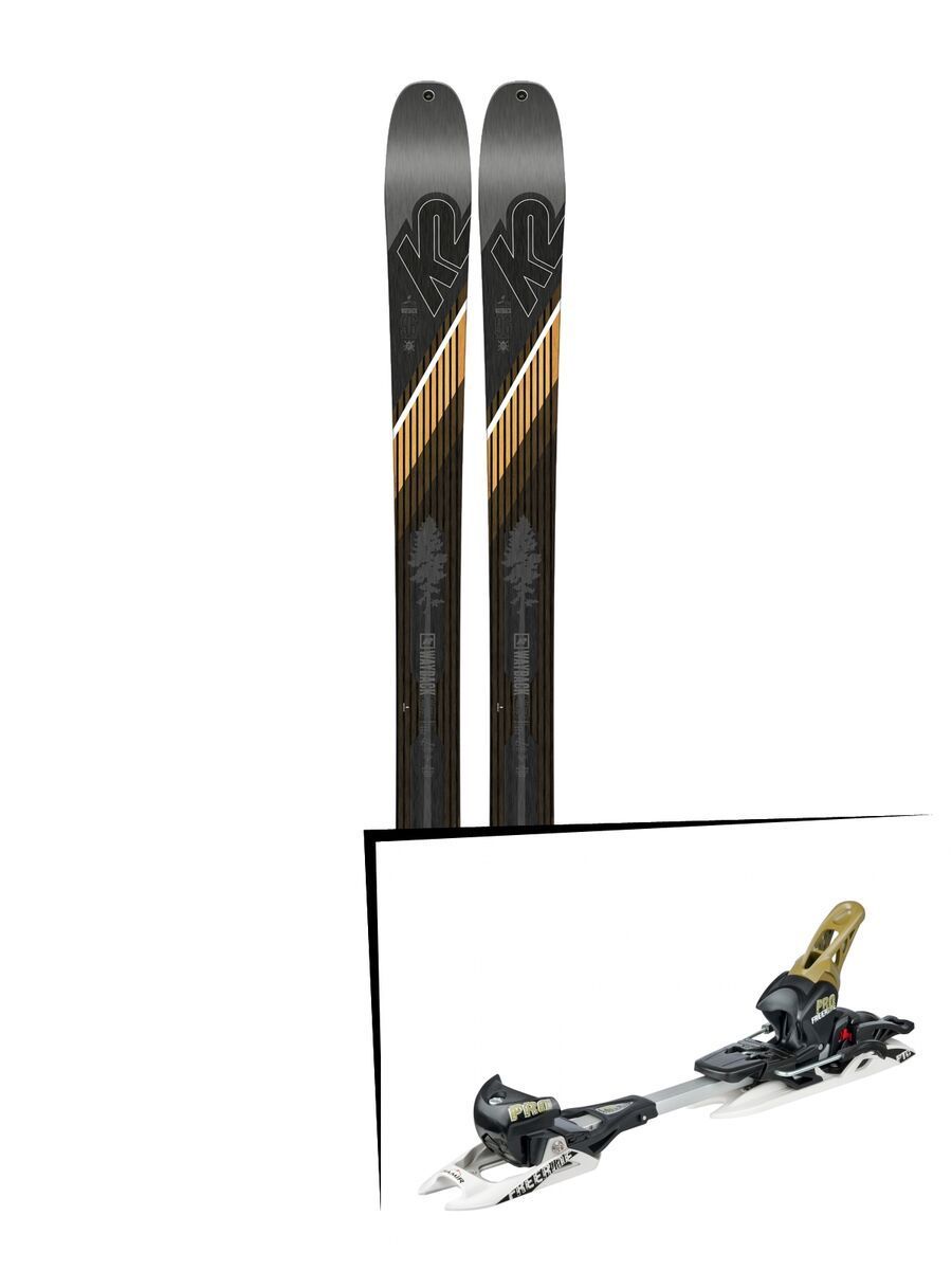 Set: K2 SKI Wayback 96 2019 + Fritschi Diamir Freeride Pro schwarz/oliv - Bild 1