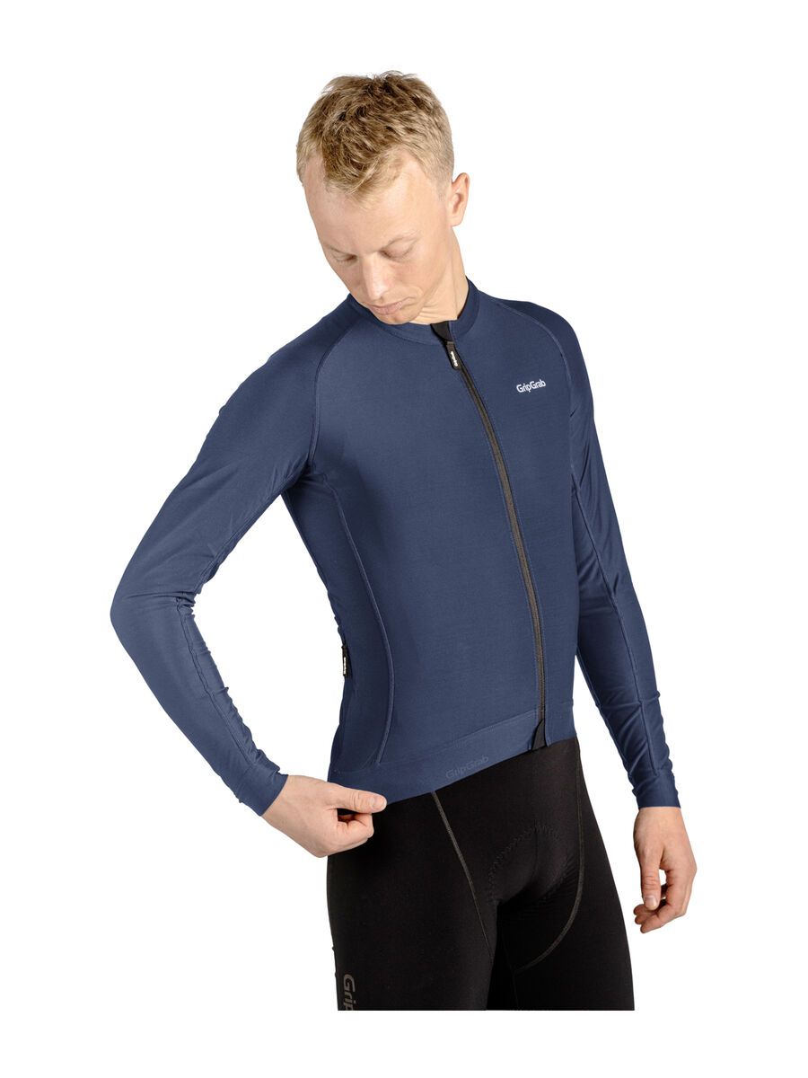 GripGrab PACR Long Sleeve Jersey, navy blue - Bild 5