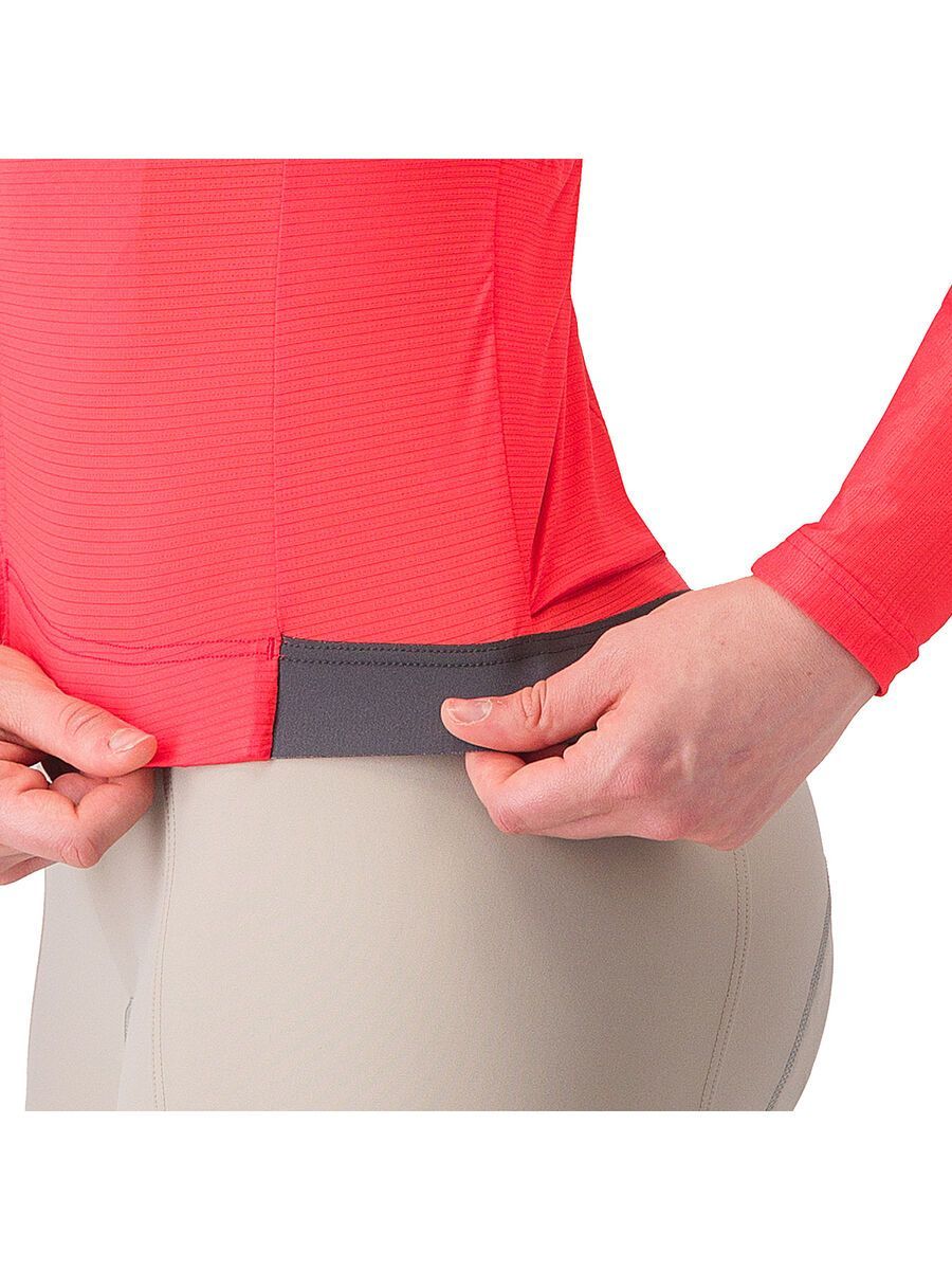 Castelli Espresso W LS Jersey, hibiscus/dark gray - Bild 5