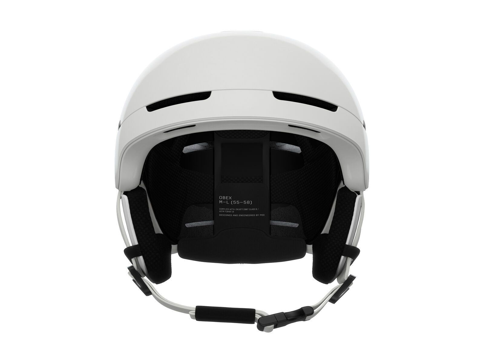 POC Obex MIPS, hydrogen white/fluorescent orange - Bild 2