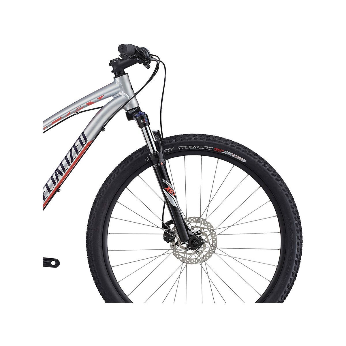 Specialized Jynx 650B, gloss flake silver/deep indigo/coral - Bild 5