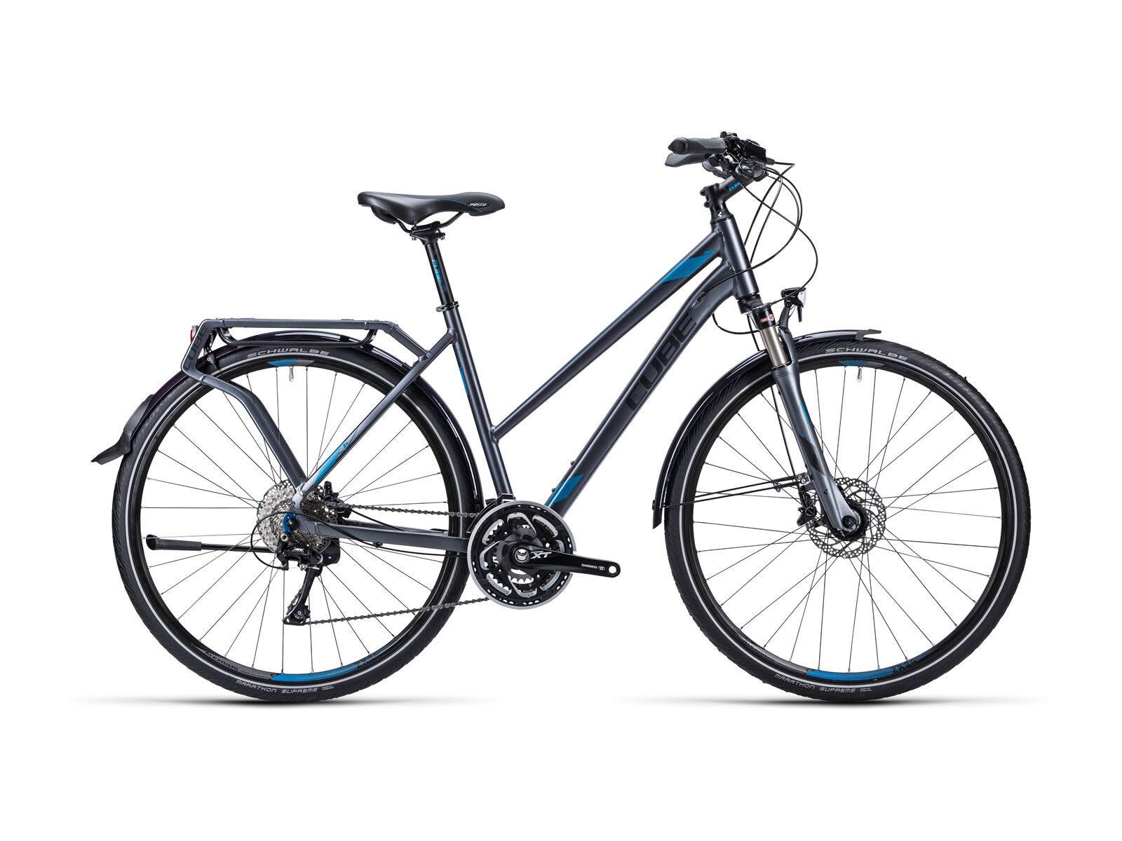 Cube Delhi EXC Trapeze, anthrazit blue black - Bild 1