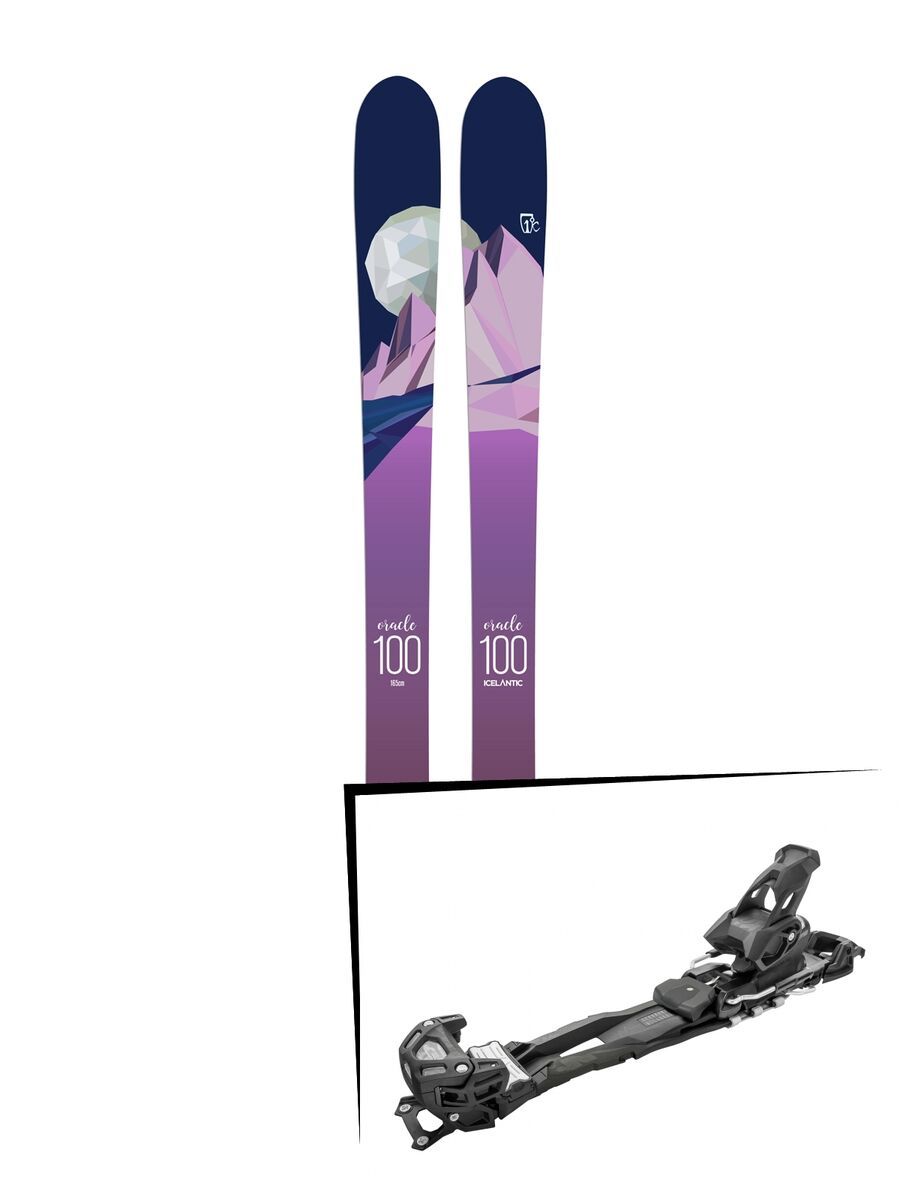 Set: Icelantic Oracle 100 2018 + Tyrolia Adrenalin 13 AT solid black - Bild 1