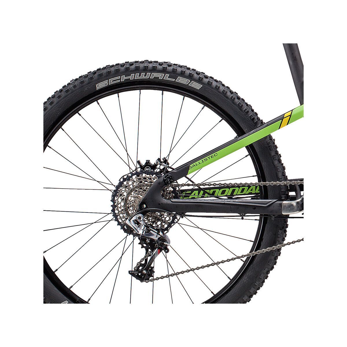 Cannondale Jekyll 27.5 Carbon Team, jet black with berzerker green, cdale yellow, matte - Bild 4