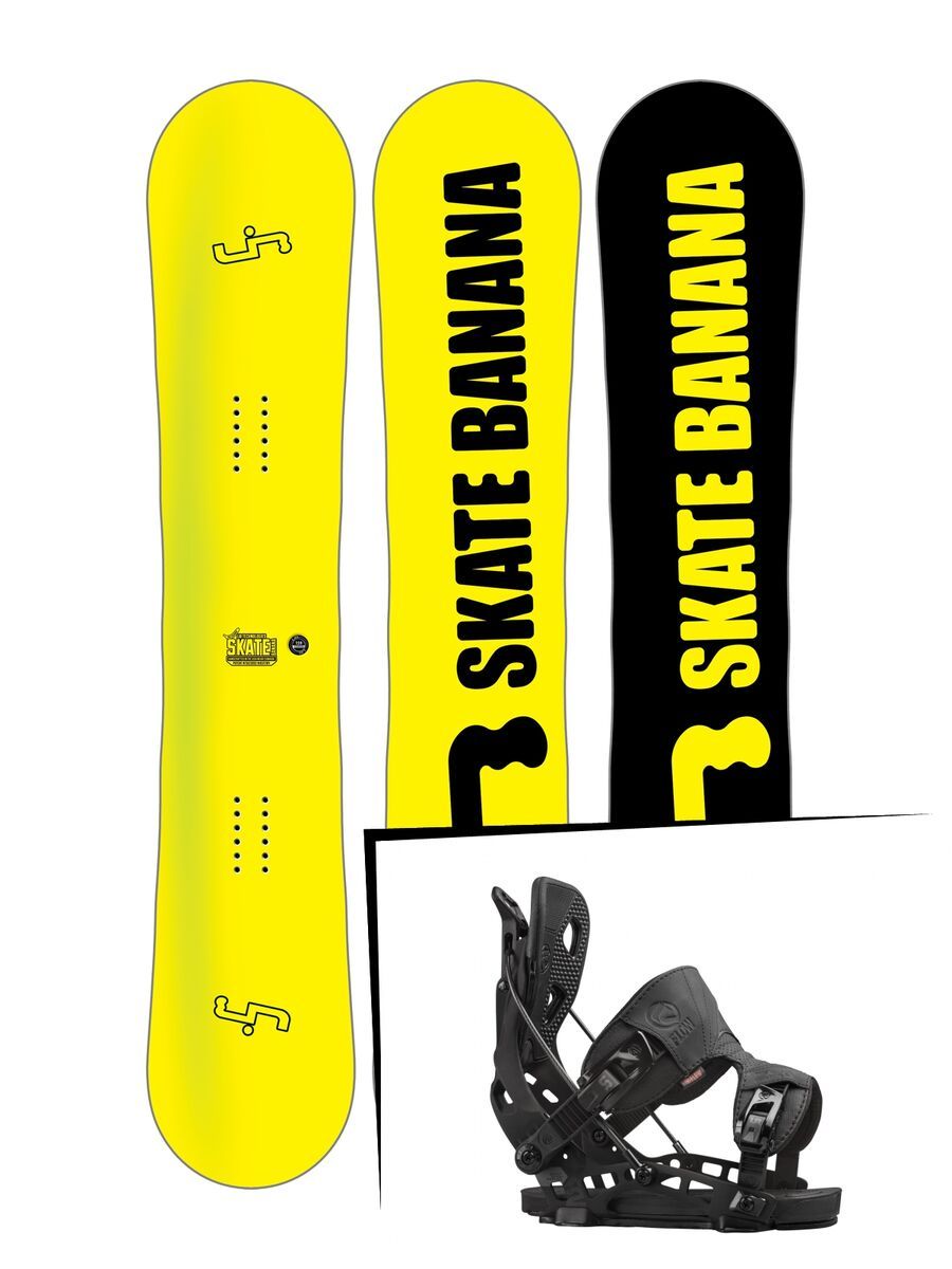 Set: Lib Tech Sk8 Banana 10 years 2017 + Flow NX2 (1513115S) - Bild 1