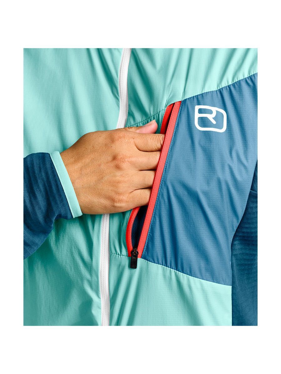 Ortovox Ladiz Hybrid Jacket W, petrol blue - Bild 2
