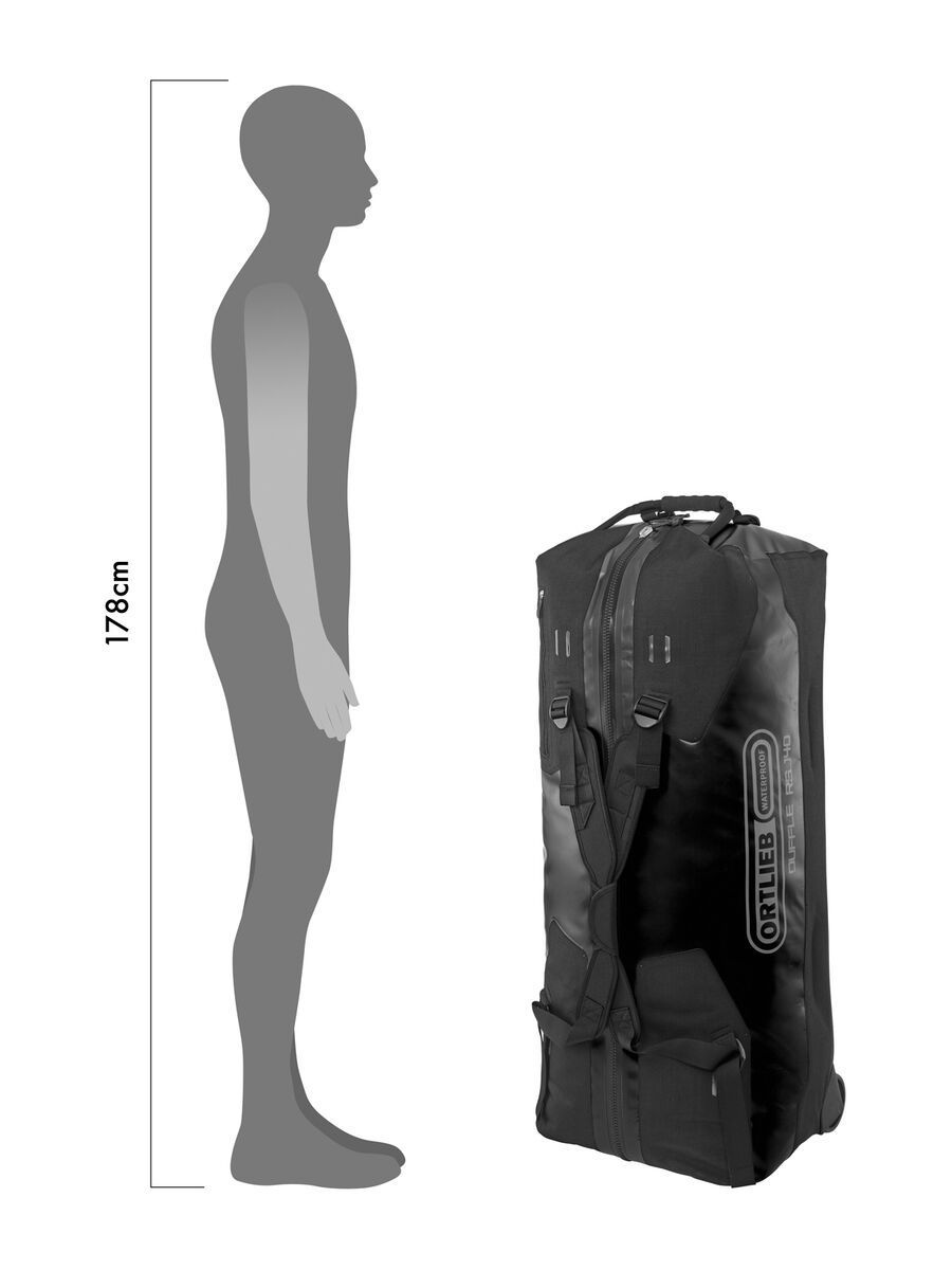 ORTLIEB Duffle RS 140 L, black - Bild 11