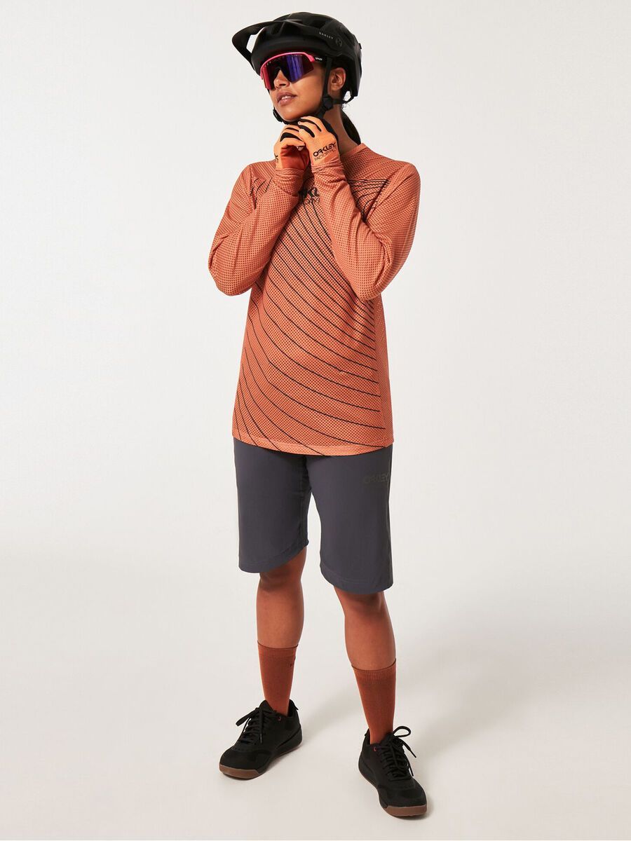 Oakley Wmns Factory Pilot RC LS Jersey, soft orange - Bild 9