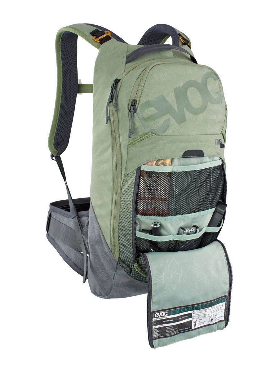 Evoc Trail Pro 10 - L/XL, light olive/carbon grey - Bild 5