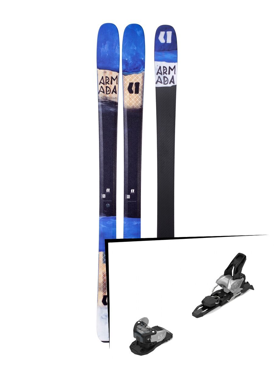 Set: Armada Tracer 98 2018 + Salomon Warden MNC 11 silver/black - Bild 1